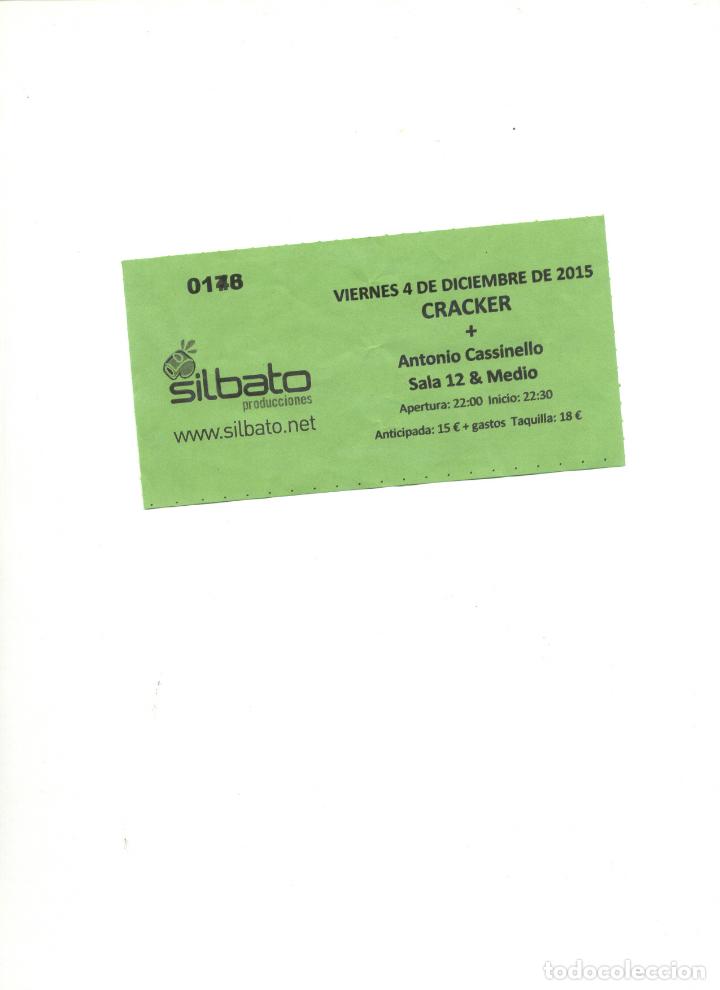 Entradas antiguas de conciertos: ENTRADA CRACKER MURCIA - Foto 1