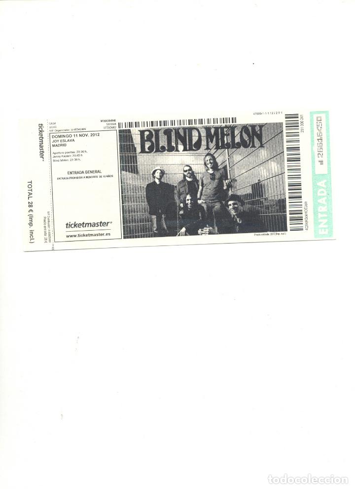 Entradas antiguas de conciertos: ENTRADA BLIND MELON MADRID - Foto 1