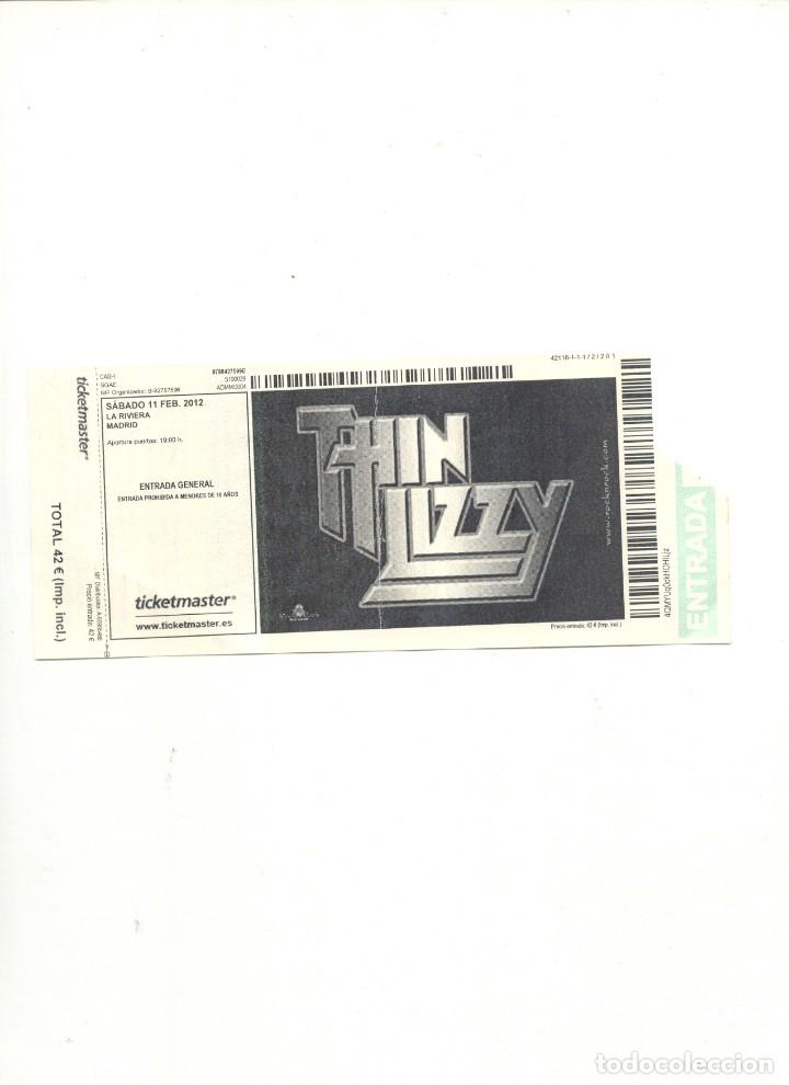 Entradas antiguas de conciertos: THIN LIZZY ENTRADA MADRID - Foto 1