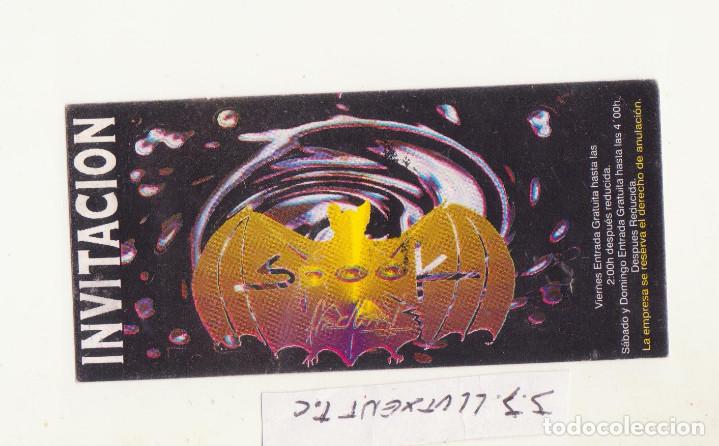 Entradas antiguas de conciertos: invitacion  discoteca spook  valencia - Foto 1