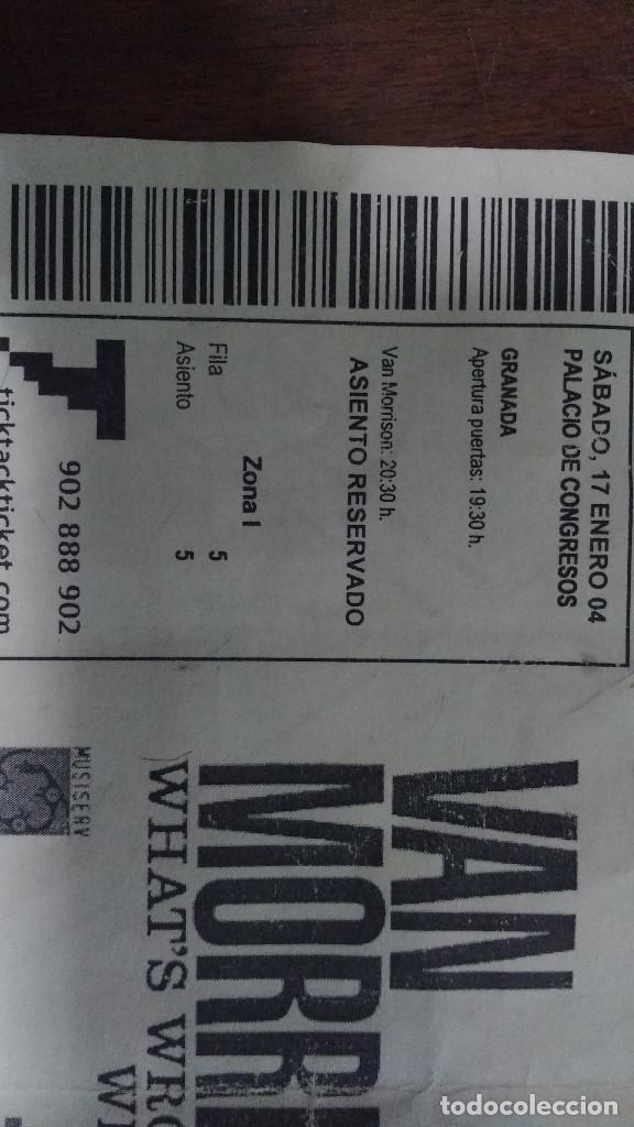 Entradas antiguas de conciertos: van morrison 2004 what`s wrong with this picture?  Granada - Foto 2