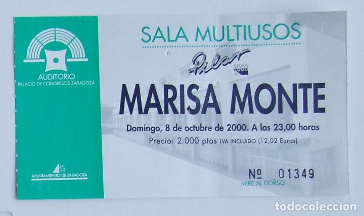 Entradas antiguas de conciertos: MARISA MONTE ENTRADA DE CONCIERTO - Foto 1