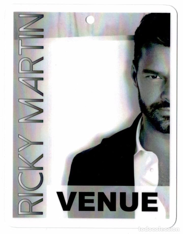 Entradas antiguas de conciertos: BACK STAGE - BACKSTAGE - RICKY MARTIN - 2017 - Foto 1