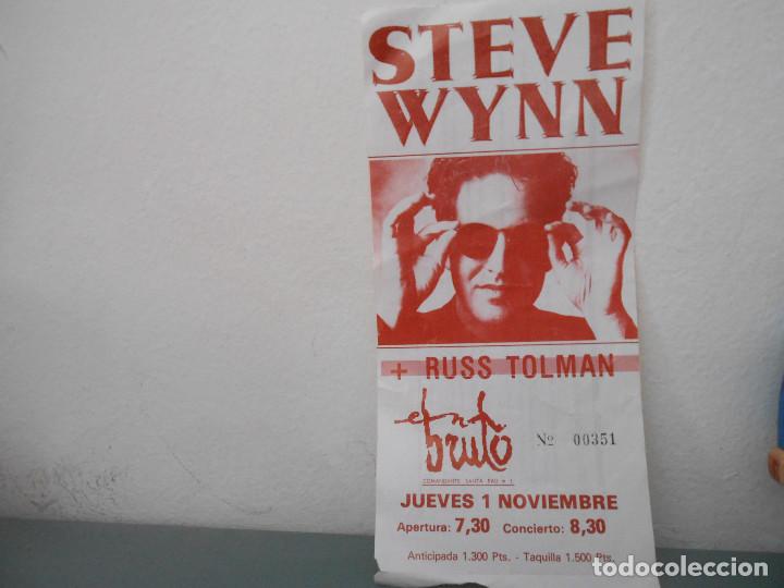 Entradas antiguas de conciertos: STEVE WYNN + RUSS TOLMAN - Foto 1