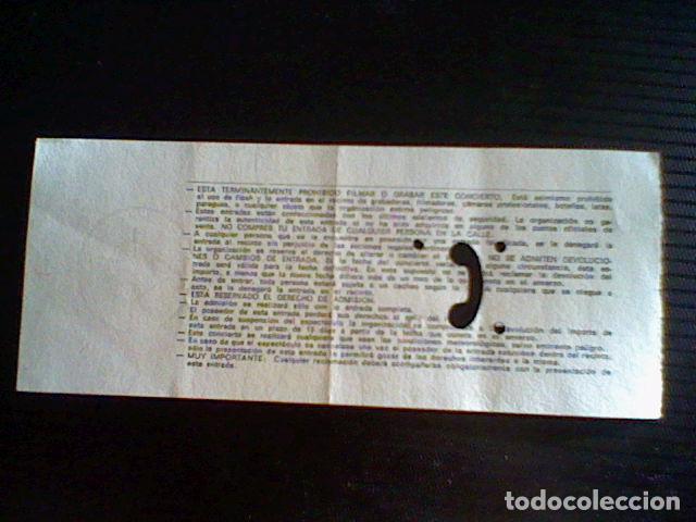 Entradas antiguas de conciertos: entrada usada beck riviera madrid 2000 - Foto 2