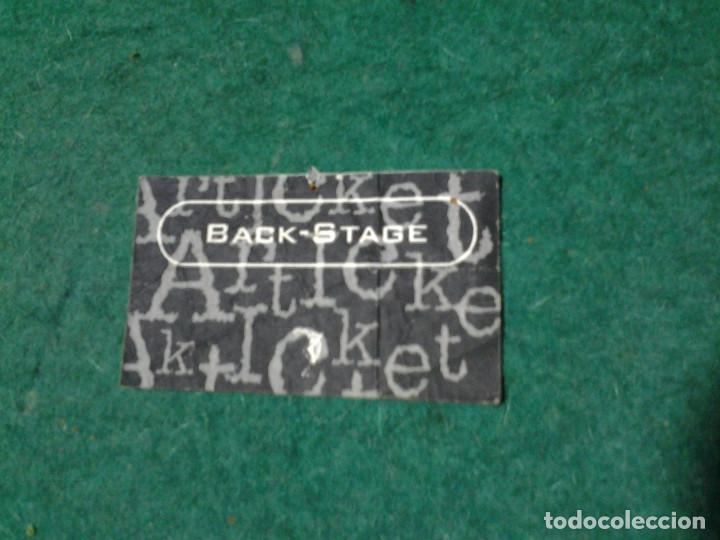Entradas antiguas de conciertos: Pase Backstage acceso The Chieftains (cart&oacute;n) - Foto 1