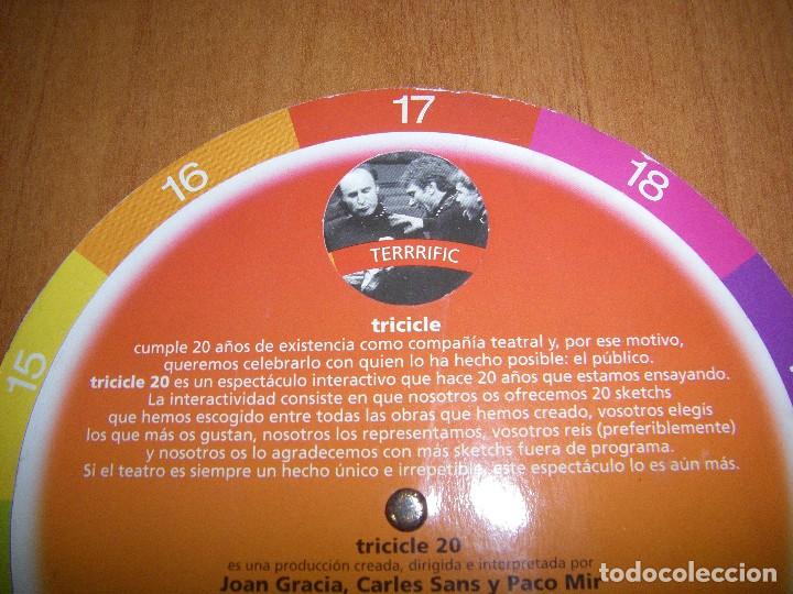 Entradas antiguas de conciertos: Tricicle 20. Programa de mano - Foto 5