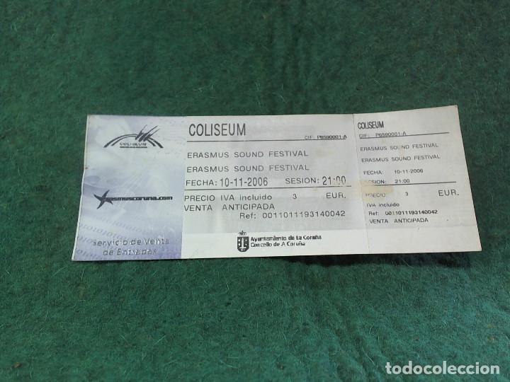 Entradas antiguas de conciertos: Entrada Esound2006 sin romper - Foto 1