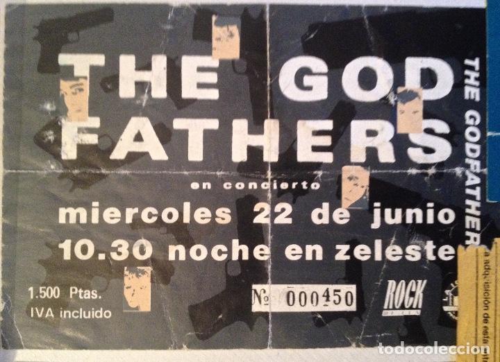 Entradas antiguas de conciertos: godfathers entrada bcn - Foto 1