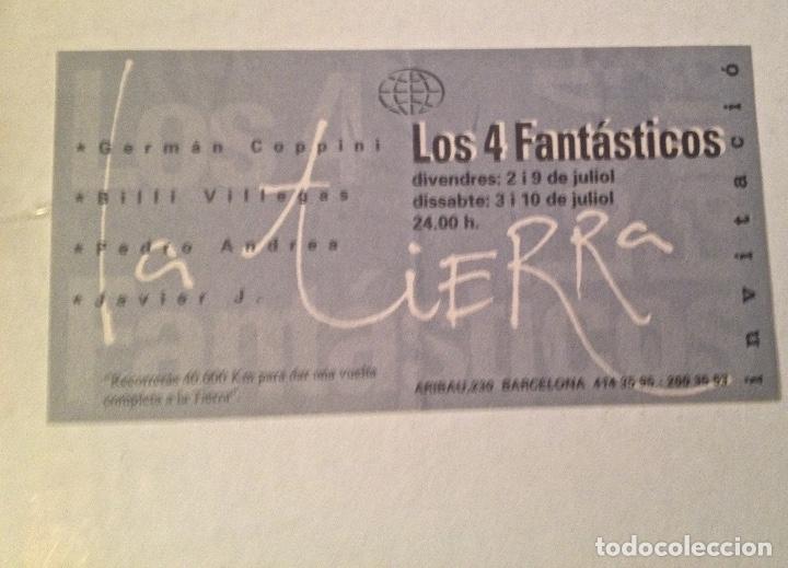 Entradas antiguas de conciertos: german coppini - la tierra entrada bcn - Foto 1