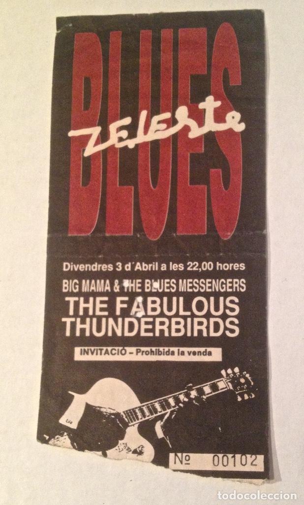 Entradas antiguas de conciertos: fabulous thunderbirds entrada bcn - Foto 1
