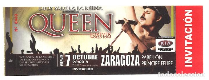 Entradas antiguas de conciertos: QUEEN - ZARAGOZA - 2016 - Foto 1