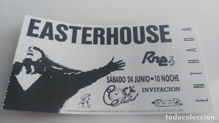 Entradas antiguas de conciertos: ANTIGUA ENTRADA CONCIERTO EASTERHOUSE - Foto 1