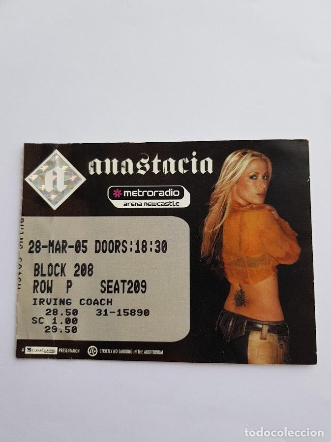 Entradas antiguas de conciertos: ANASTACIA. 28 - 3 - 2005 - Foto 1
