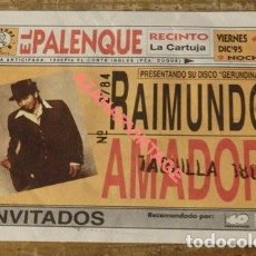 Biglietti di Concerti: SEVILLA, 1995, ENTRADA CONCIERTO RAIMUNDO AMADOR