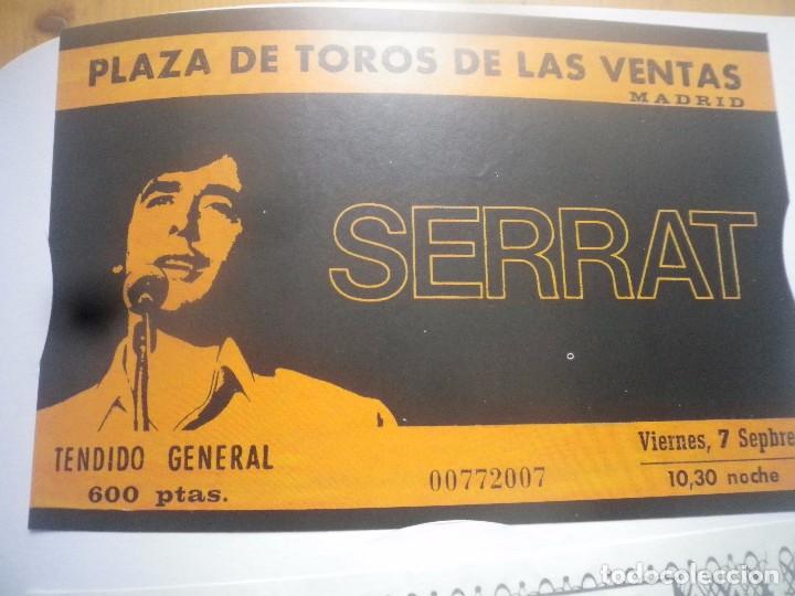 Entradas antiguas de conciertos: ENTRADA REPLICA SERRAT - Foto 1