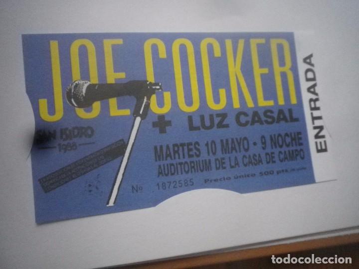 Entradas antiguas de conciertos: ENTRADA REPLICA JOE COCKER - Foto 1