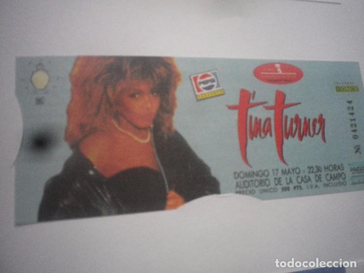 Entradas antiguas de conciertos: ENTRADA REPLICA TINA TARNER - Foto 2