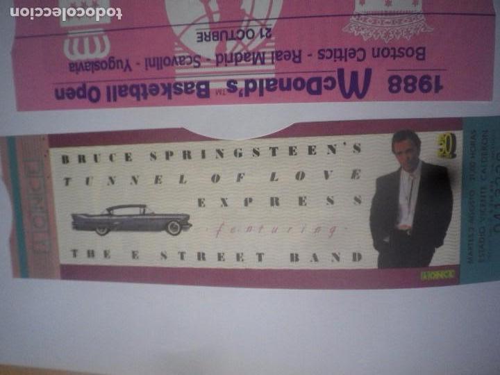 Entradas antiguas de conciertos: ENTRADA  REPLICA BRUCE SPRINGSTEENS - Foto 1