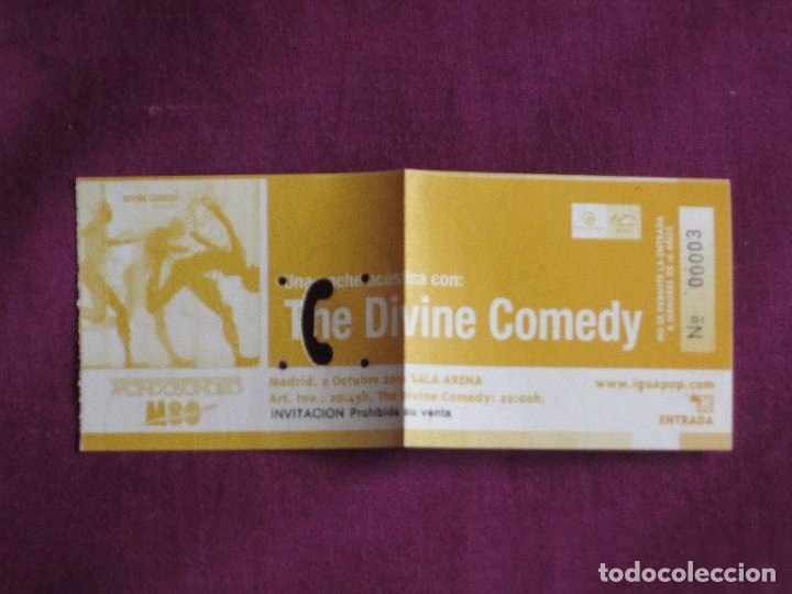 Entradas antiguas de conciertos: THE DIVINE COMEDY - ENTRADA MADRID 2001 - Foto 1