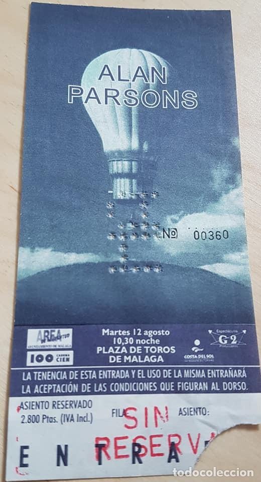 Entradas antiguas de conciertos: ENTRADA ALAN PARSONS - Foto 1