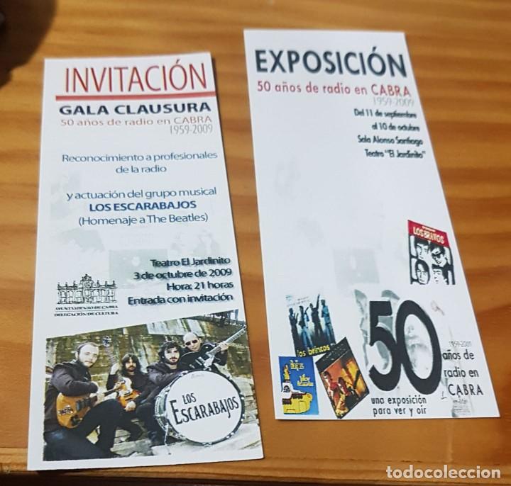 Entradas antiguas de conciertos: LOS ESCARABAJOS - Foto 1