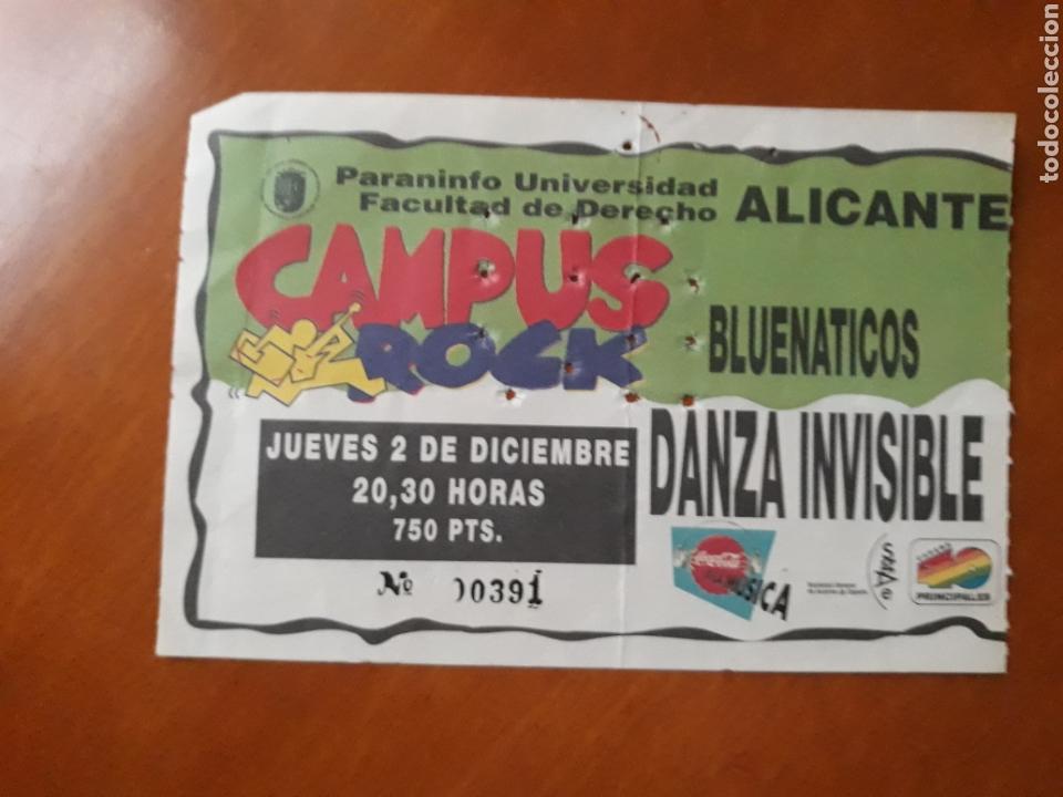 Entradas antiguas de conciertos: Entrada danza invisible - Foto 1