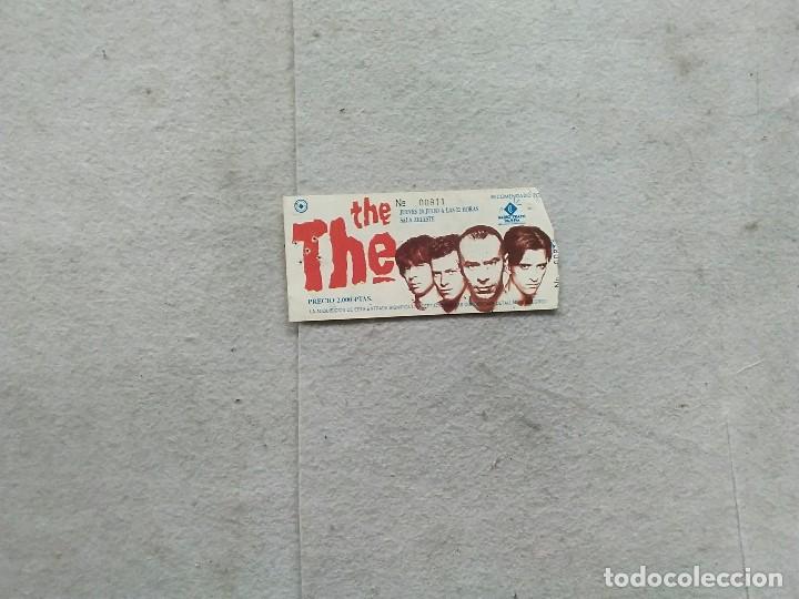Entradas antiguas de conciertos: ENTRADA THE THE CONCIERTO 20 DE JULIO SALA ZELESTE BARCELONA A&Ntilde;OS 90