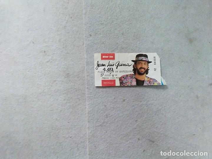 Entradas antiguas de conciertos: ENTRADA JUAN LUIS GUERRA 4.40 17 DE JULIO BARCELONA A&Ntilde;OS 90