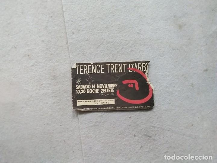 Entradas antiguas de conciertos: ENTRADA TERENCE TRENT D'ARBY CONCIERTO 14 DE NOVIEMBRE SALA ZELESTE