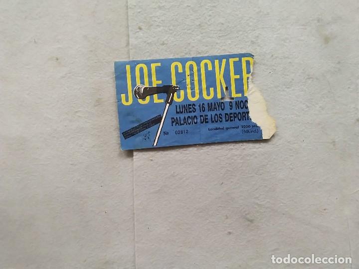 Entradas antiguas de conciertos: ENTRADA JOSE COCKER 16 DE MAYO PALACIO DE LOS DEPORTES BARCELONA