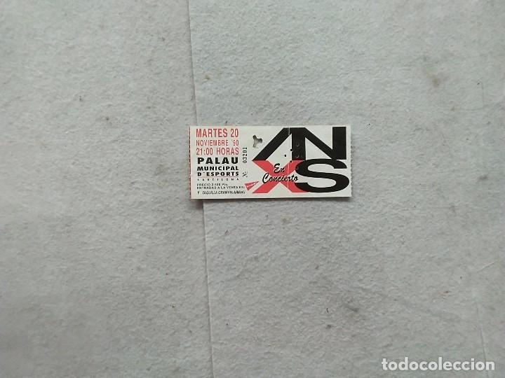 Entradas antiguas de conciertos: ENTRADA INXS 20 DE NOVIEMBRE PALAU MUNICIPAL D'ESPORTS BARCELONA