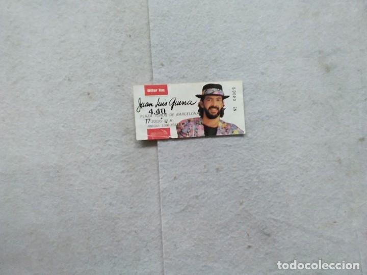 Entradas antiguas de conciertos: ENTRADA JUAN LUIS GUERRA 4.40 17 DE JULIO BARCELONA A&Ntilde;OS 90 2