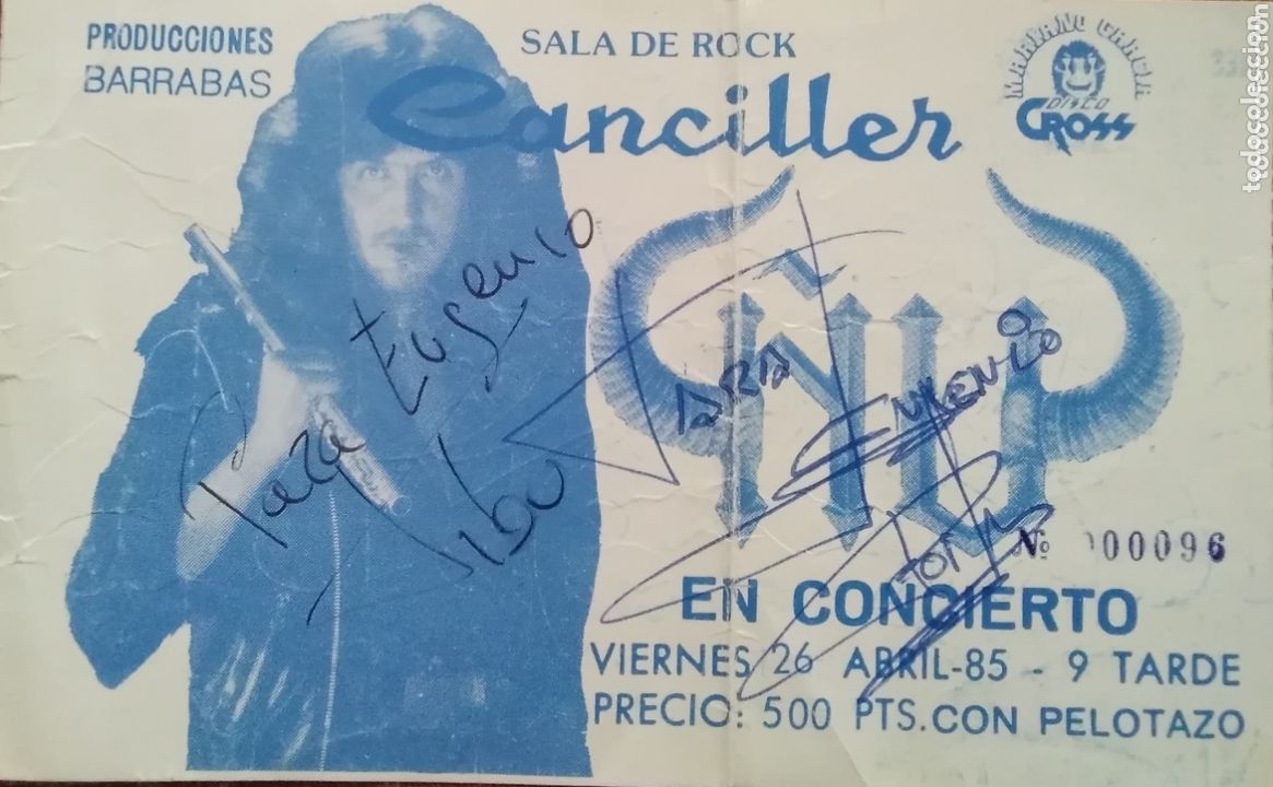 Entradas antiguas de conciertos: ENTRADA ORIGINAL CONCIERTO &Ntilde;U. - Foto 1