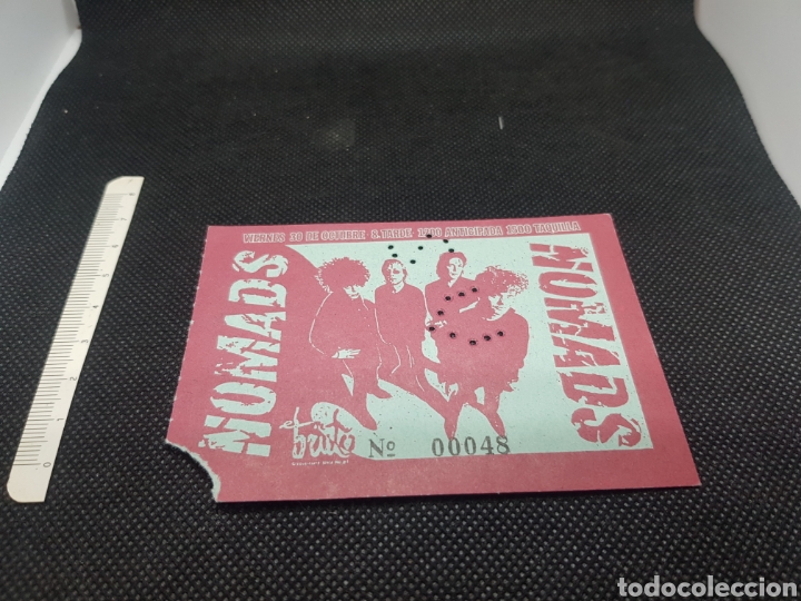 Entradas antiguas de conciertos: Entrada concierto the nomads - Foto 1