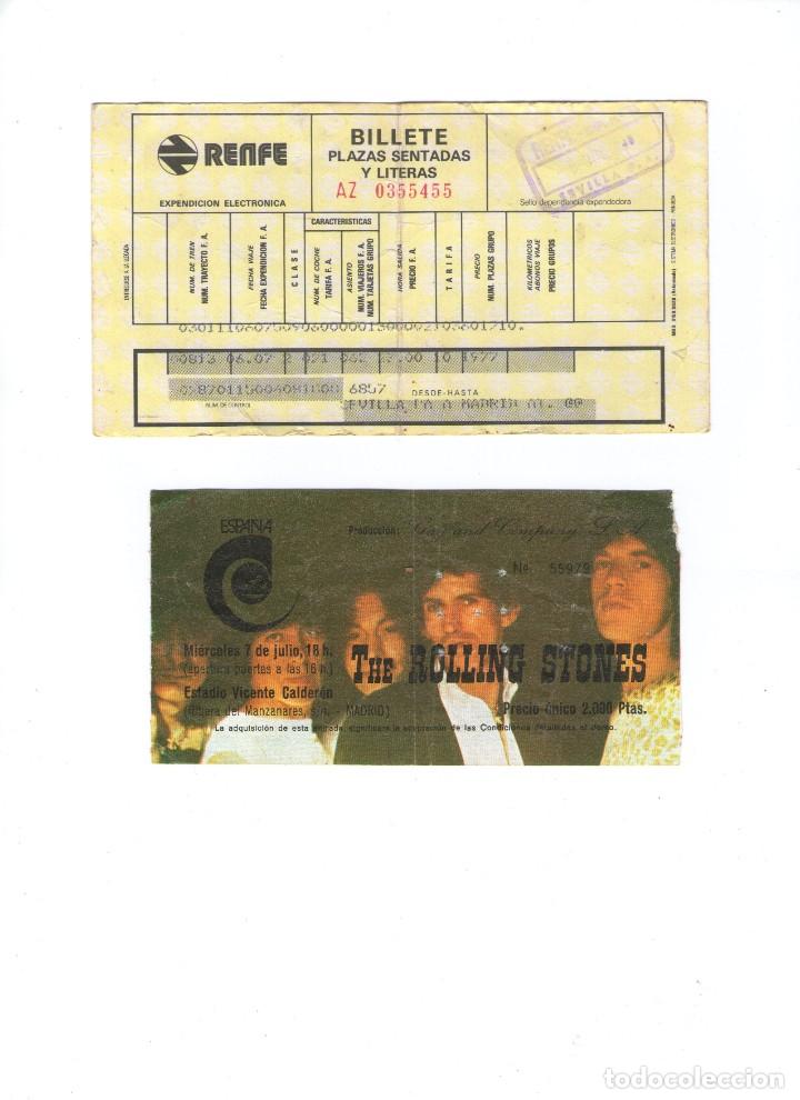 Entradas antiguas de conciertos: entrada de concierto. - Foto 2