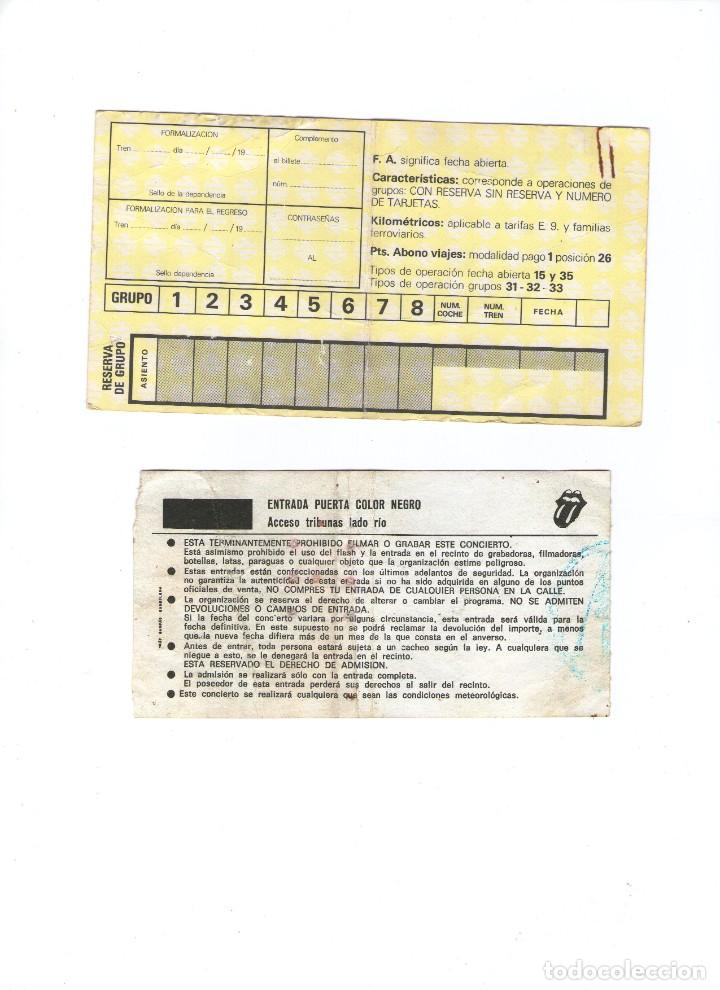 Entradas antiguas de conciertos: entrada de concierto. - Foto 3