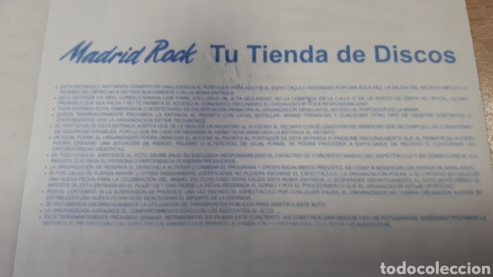 Entradas antiguas de conciertos: ENTRADA REINCIDENTES - Foto 2