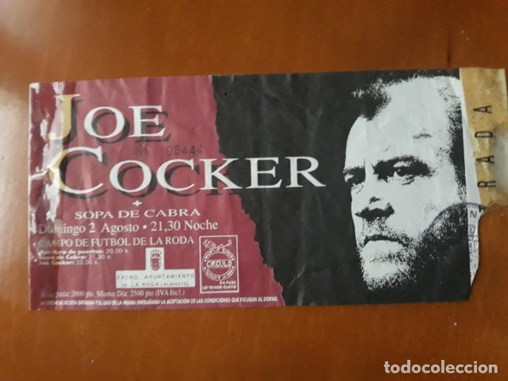 Entradas antiguas de conciertos: ENTRADA CONCIERTO JOE COCKER - Foto 1