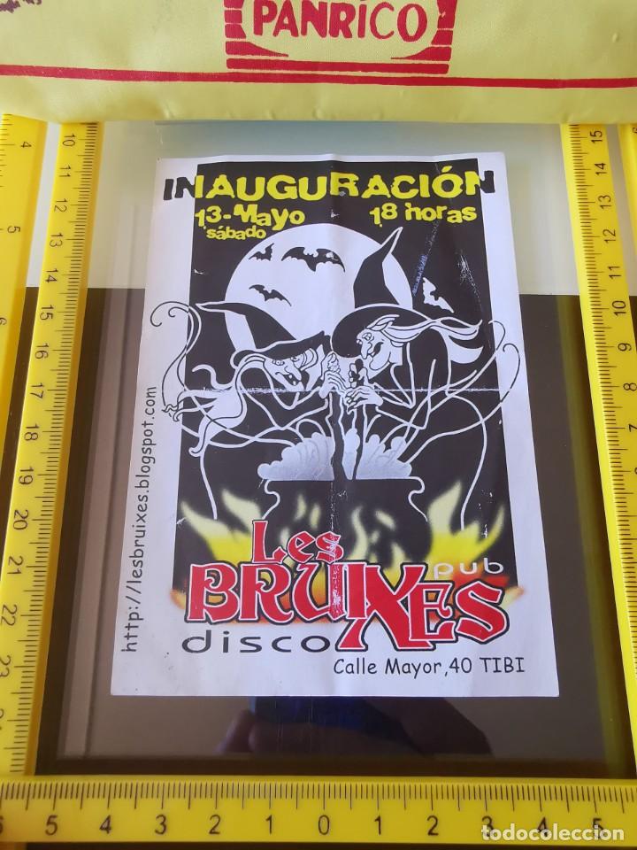 Entradas antiguas de conciertos: FLYER POSTAL DISCOTECA PUB LES BRUIXES - Foto 1