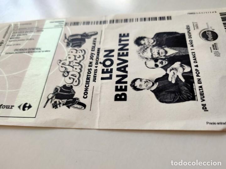 Entradas antiguas de conciertos: Entrada Le&oacute;n Benavente - Foto 1