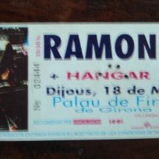 Entradas Antiguas de Conciertos: RAMONES : ENTRADA DE CONCIERTO RARISIMA- PALAU DE FIRES -BARCELONA-ANTIGUA Y MUY BIEN. Lote 218797367