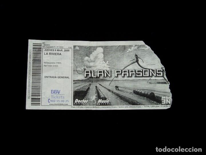 Entradas antiguas de conciertos: Entrada de Alan Parsons en la Riviera - Foto 1