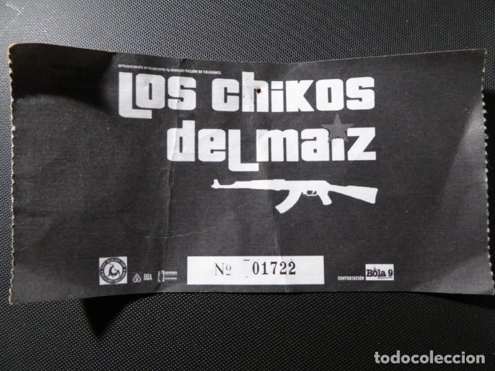 Entradas antiguas de conciertos: ENTRADA LOS CHIKOS DEL MAIZ. A&Ntilde;O 2011 - Foto 1