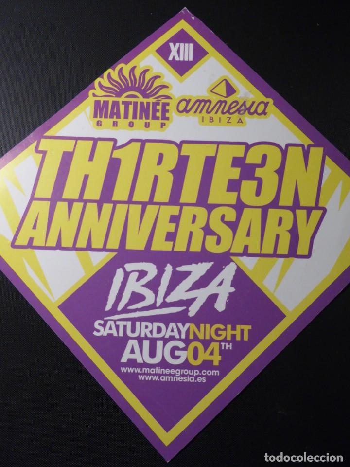 Entradas antiguas de conciertos: FLYER AMNESIA 2012. MATIN&Eacute;E. IBIZA - Foto 1