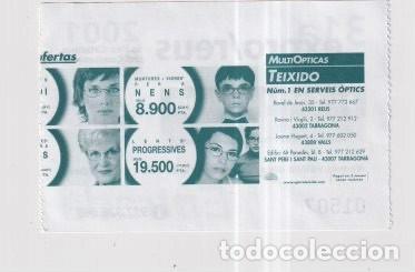 Entradas antiguas de conciertos: ENTRADA DE EXPRO / REUS A&Ntilde;O 2001 - Foto 2