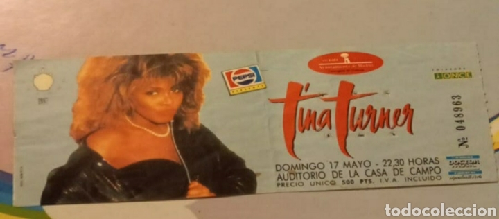 Konzert-Eintrittskarten: Entrada concierto Tina Turner