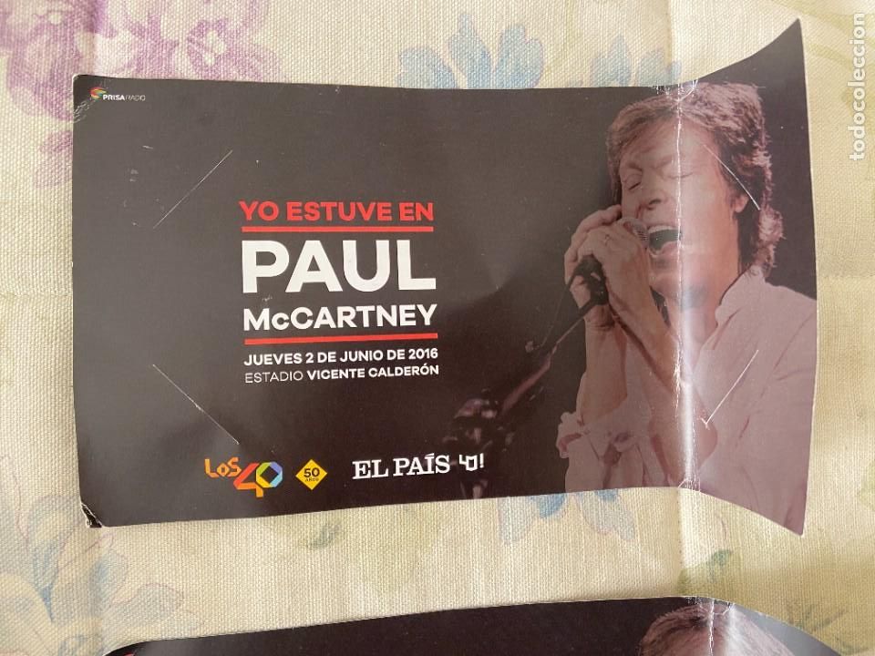 Entradas antiguas de conciertos: PAUL MCCARTNEY YO ESTUVE EN - Foto 1