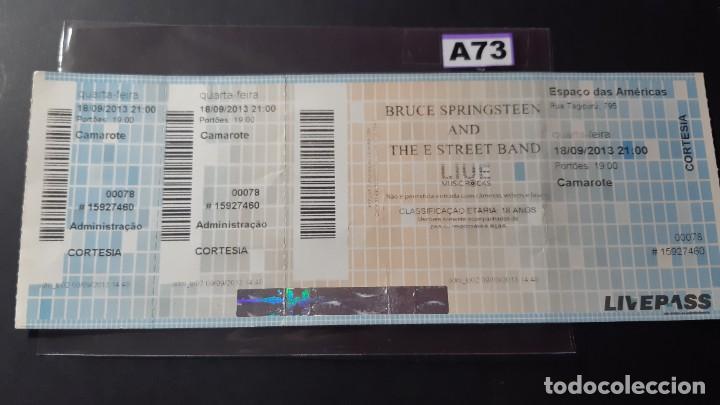Entradas antiguas de conciertos: entrada de Bruce Sprinteen - Foto 1