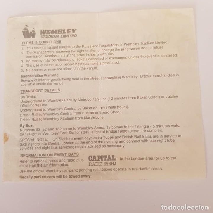 Entradas antiguas de conciertos: ROLLING STONES WEMBLEY 6- 7 - 1990 - Foto 2